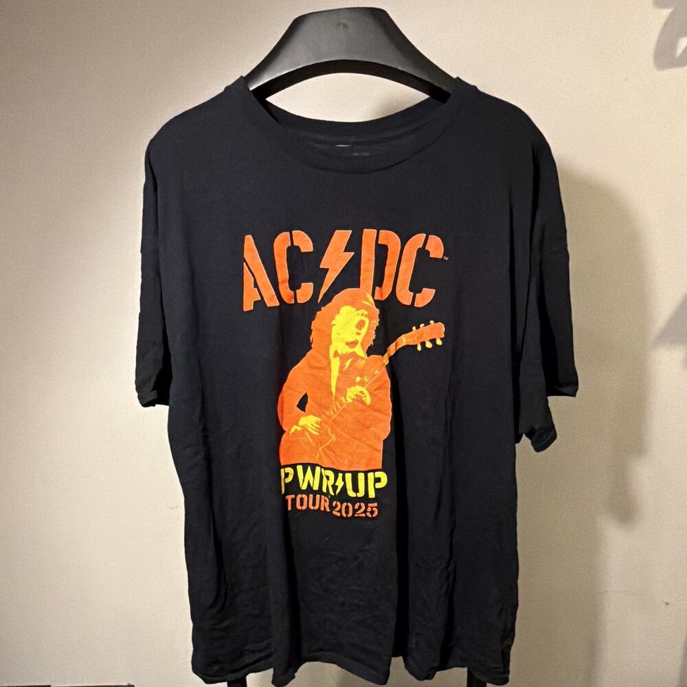 AC/DC Tour T-Shirt XXL Official Merch Black